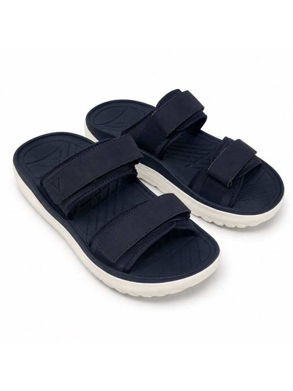 Vionic Renewal Recovery Slide Sandals Women 12 Men 10.5 Black Orthotic